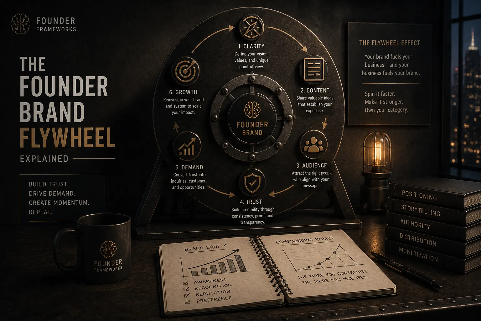 The Founder Brand Flywheel Explained